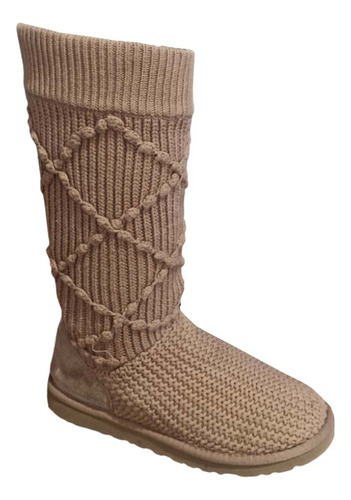 Botas Tejidas Ugg Modelo Argyle - Mujer Talla 38