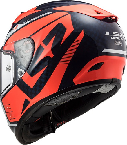 Casco Ls2 323 Arrow Carbono Talle Xl /// Ls2 Outlet 75motos