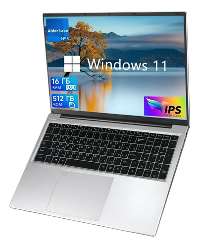 Laptop 15.6'' Intel N95 Barato 16gb Ram 512gb Ssd Windows 11