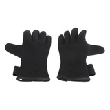 Guantes De Buceo De Neopreno, 1 Par, Negros, Resistentes A L