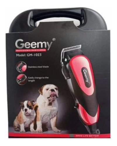 Máquina Peluquera Canina Perro Cortar Pelo Gemei 1023