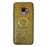 Funda Glitter Dorado Anillo Para Samsung Galaxy S9 S10 Plus