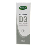 Vitamina D3 800ui Gotas (200ui Por Gota) 10ml Springlife