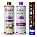Keratina Brasileña Revitalliss De Chocolate + Shampoo 500ml