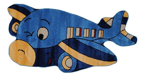 Alfombra Carpeta Kreatex Infantil Avión 100x200 Cm