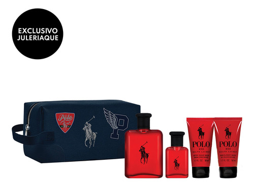 Polo Red Edt 125 Ml + 40ml + After Shave + Shower Gel