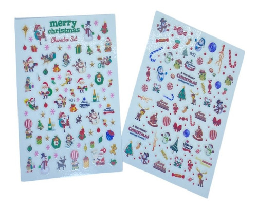 Sticker De Navidad Set X2 Manicure