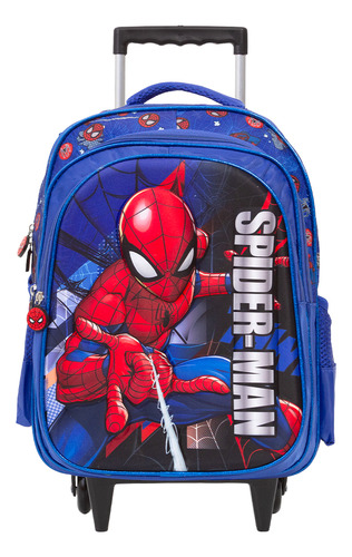 Mochila Infantil Menino Homem Aranha 3d Rodinha Toys 2u