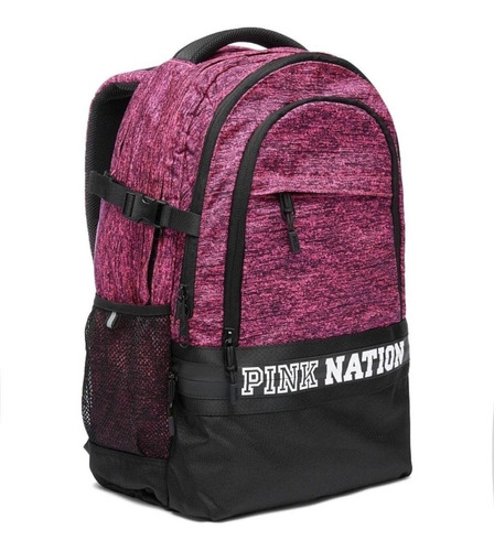 Mochila Victoria's Secret Pink Collegiate Pink Nation