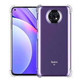 Carcasa Para Xiaomi Redmi Note 9t Transparente Angtigolpe