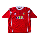 Camiseta Leones Britanicos, Rugby, Año 2002, adidas.