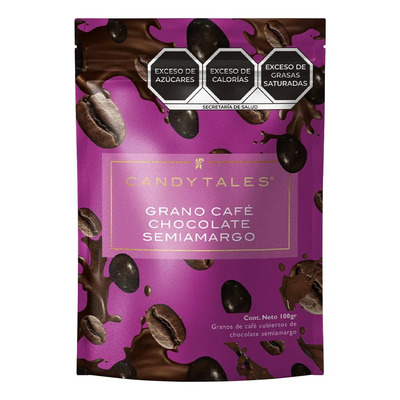 Granos de Café Cubiertos de Chocolate Semiamargo Candy Tales 100g | MercadoLibre