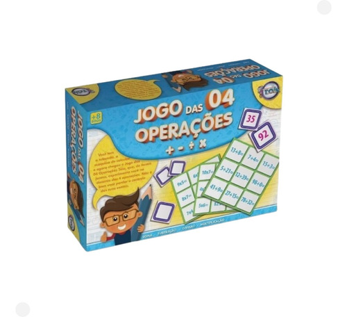 Jogo Das 4 Operações 12137 - Toia Brinquedos