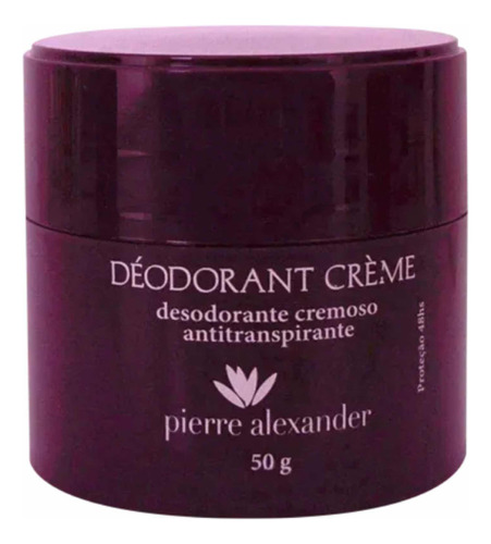 Antitranspirante Em Creme Pierre Alexander Original 50 G