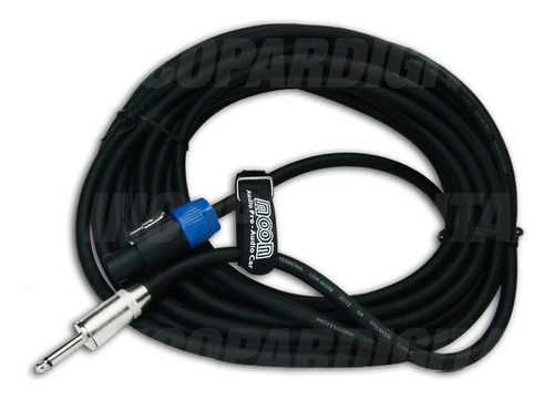 Cable Moon Con Conectores Speakon-plug 12 Metros