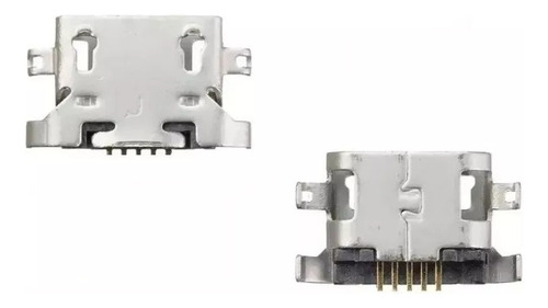 Conector De Carga Usb Compatível Com Moto G5 Kit C/6 Unid.