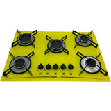 Fogão Cooktop Gás D&d Metal Ce05 Amarelo 127v/220v