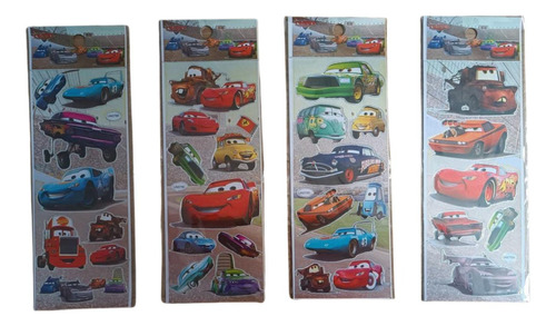 Sticker Adesivo Infantil 40 Cartelas Carros Disney 