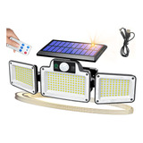 Lampara Led Solar Suburbana Luminaria Alumbrado Sensor Modos