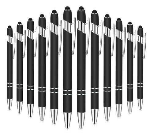 Set De Tenaza Lapiceras Con Bolígrafo, 12 U, Color Negro