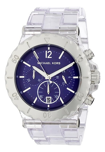 Reloj Pulsera Michael Kors Mk5409 Bel Air Chronograph Blue 