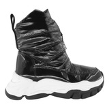 Bota Gummi Pre Ski Nieve Tela Avion Mujer Dama Urbano Zip P