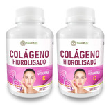 Kit 2 Colágeno Hidrolisado Com Vitamina C 240 Cápsulas 500mg