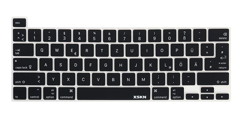 Funda Para Teclado De Macbook Pro 16  De Silicona | Negro