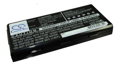 Bateria Compatible Msi Msi620nb Cr610-m3243w7p Cr620
