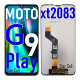 Tela Frontal Original G9 Play (xt2083)+película 3d+capa+cola