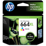 Cartucho Hp 664xl Original F6v30ab Color | 3636 | 3776  3836