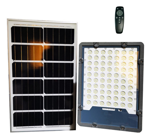 Reflector Led Solar 400w Control Remoto Exterior O Interior