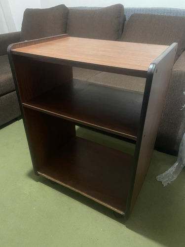 Mesa Para Tv Madera Y Negro - Excelente Estado