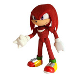 Figura Knuckles Sonic Boom Nudillos Rojo Con Luz New Modelo