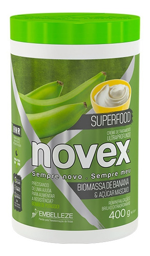 Mascarilla Biomasa Y Banana Novex Reparación Profunda 400g