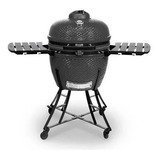 Asador De Cerámica A Carbón Louisiana Grills Lujo + Funda Em