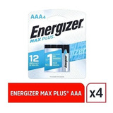 Pila Energizer Aaa Max Plus Alcalina Blisterx4 +duracion Stg