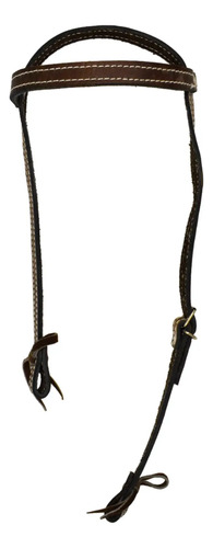 Cabezada Charra De Vaqueta 1 Oreja Sencilla