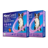 Nexgard Spectra 15,1 A 30kg 1 Tablete Mastigável Combo Com 2