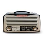 Radio Portátil Inalámbrica Vintage Audiopro /03-ap02051