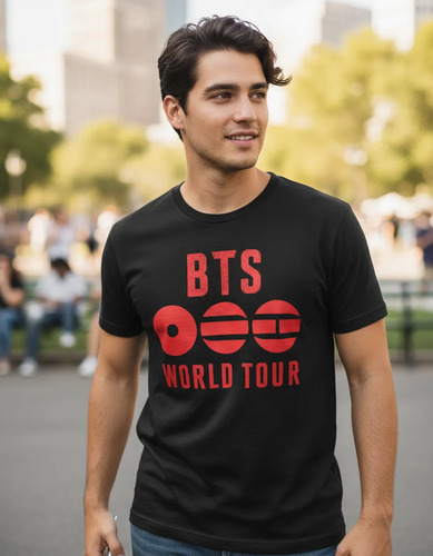 Camiseta Bts World Tour J-hope V Jungkook Jin Rm Jimin Suga | Parcelamento sem juros