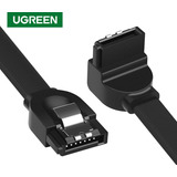 Kit 3x Cables De Datos Sata Iii 6 Gbps En L Curvo 90° Ugreen