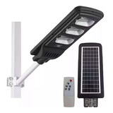 Luminária Solar De Led P/ Poste 90w C Sensor, Timer E Contro Cor Preto Cor Da Carcaça Preto Cor Da Luz Branco-frio 110v/220v