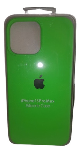 Funda Silicona Original iPhone 13 Pro Max, Verde Manzana