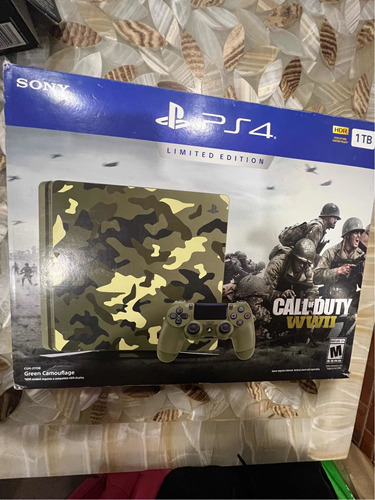 Consola Playstation 4 Ps4 Call Of Duty Ww Ii 1tb Coleccion