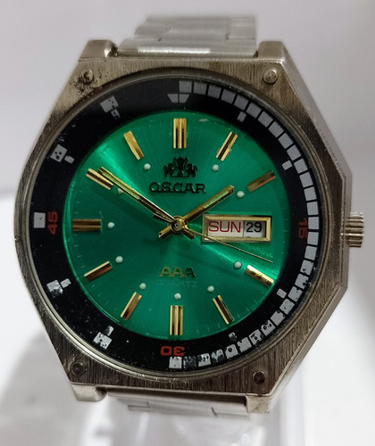 Antíguo Y Raro Reloj Orient Oscar Aaa Day-date Vintage 