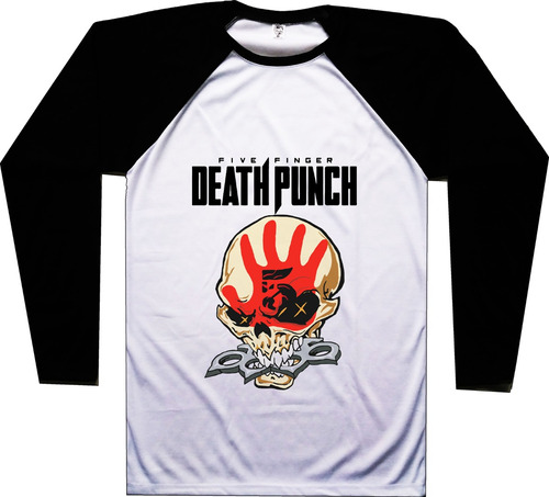 Buzo Raglan Five Finger Death Punch Rock Bca Tienda Urbanoz
