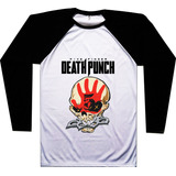 Buzo Raglan Five Finger Death Punch Rock Bca Tienda Urbanoz