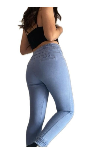 Pantalón Jogger Juvenil Mezclilla 