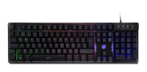 Teclado Gamer Dazz Rapid Fire Revolution Rgb Usb 2.0